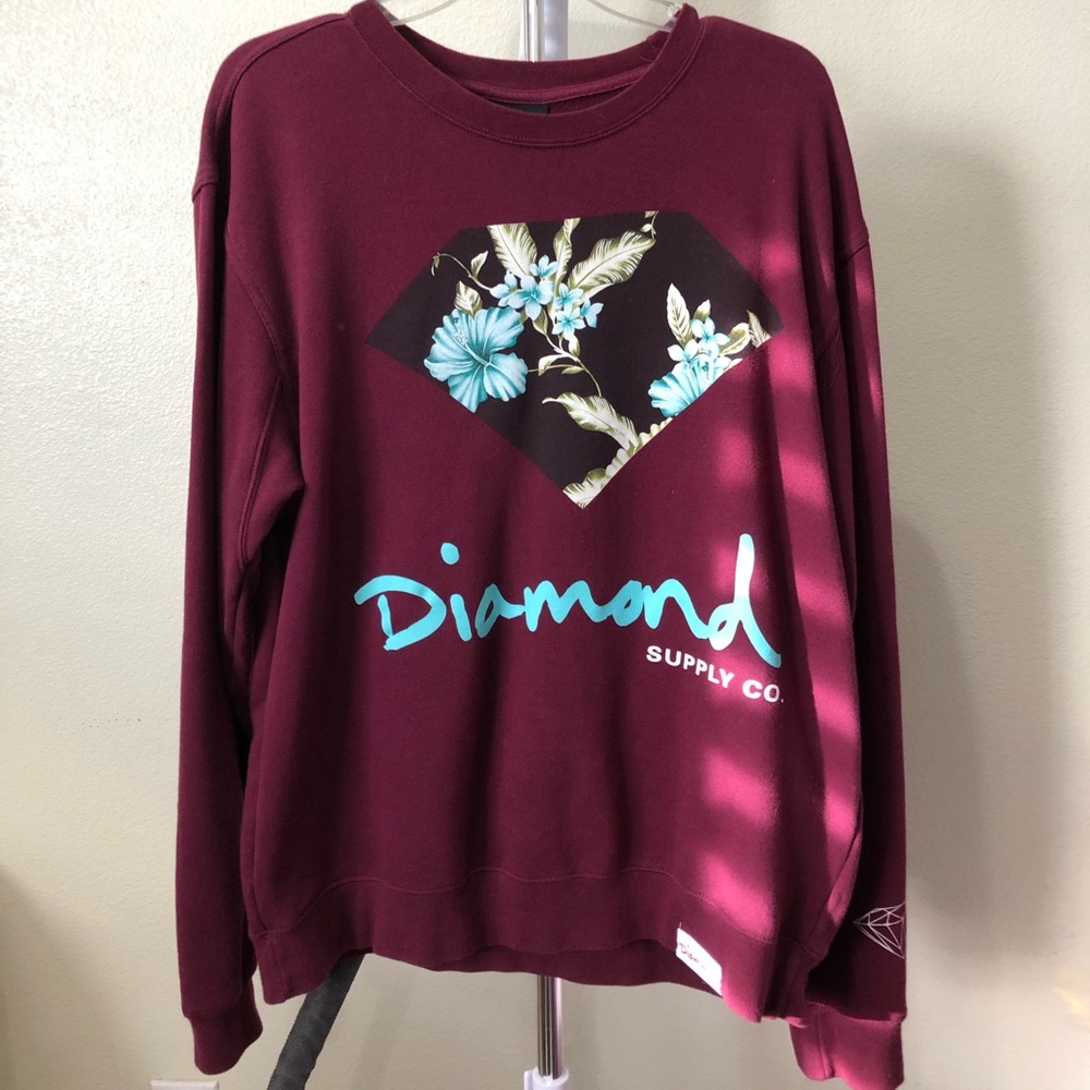 Diamond Supply Men’s Crewneck Pullover (M)